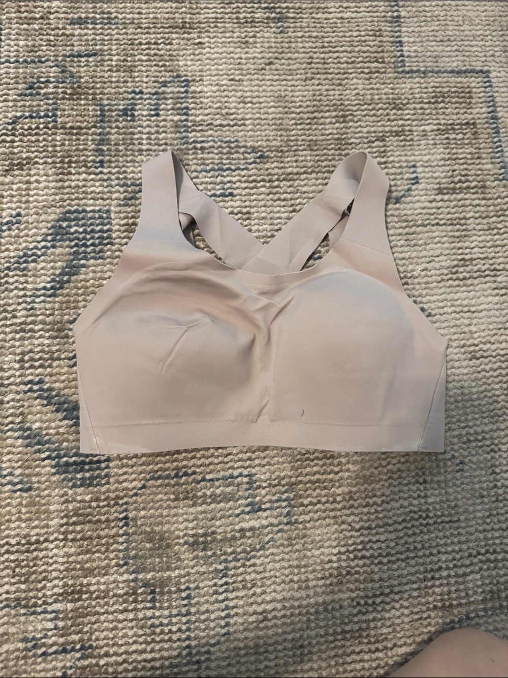 lululemon athletica Light Beige Cross-Back Sports Bralette